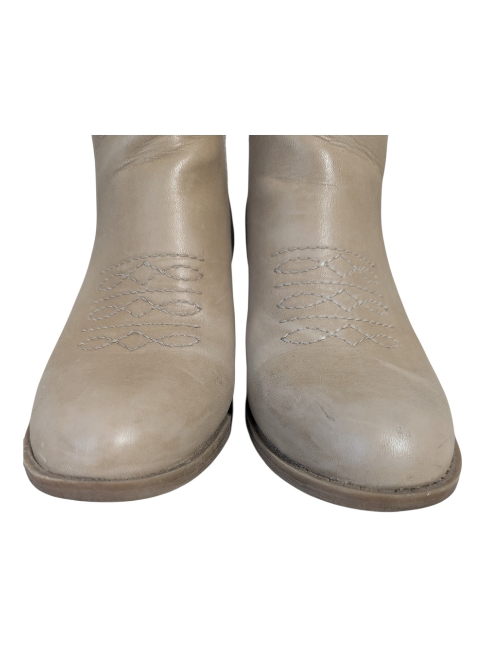 Frye Taupe Women's Western Ankle Boots Size 6